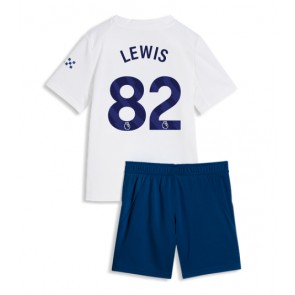 Manchester City Rico Lewis #82 Replika Tredje Tröja Barn 2026-27 Kortärmad (+ Korta byxor)